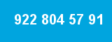 922 804 57 91
